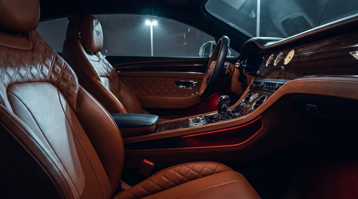Bentley Continental GT interior cockpit