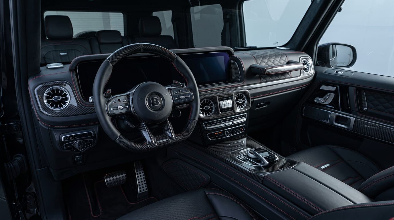 Brabus G 800 Widestar interior cockpit