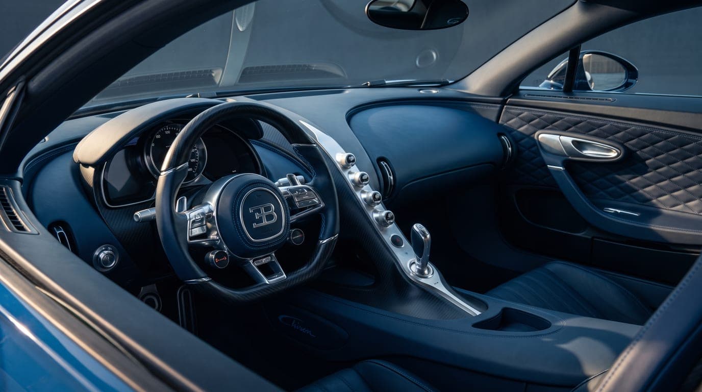 Bugatti Chiron Super Sport interior cockpit