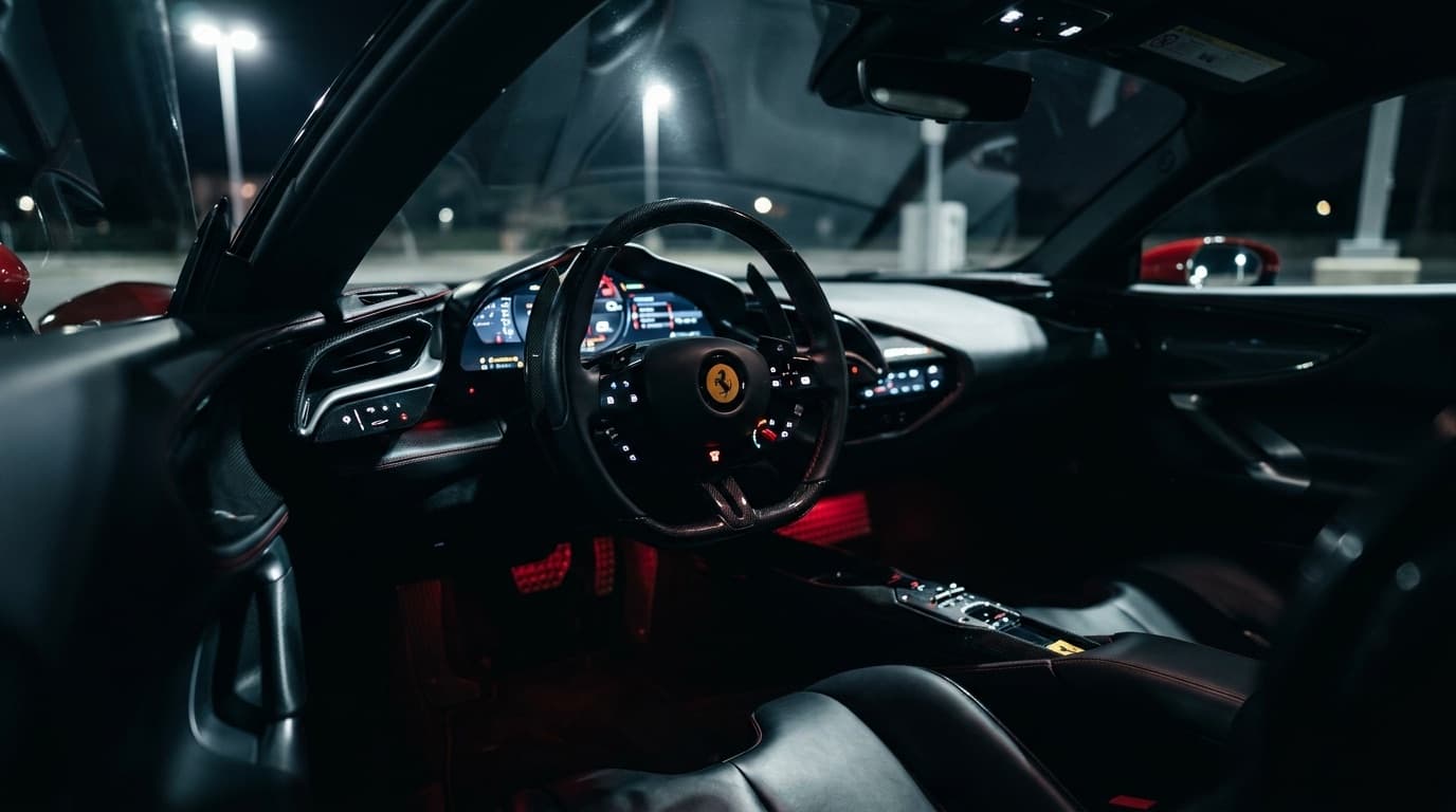 Ferrari SF90 Stradale interior cockpit