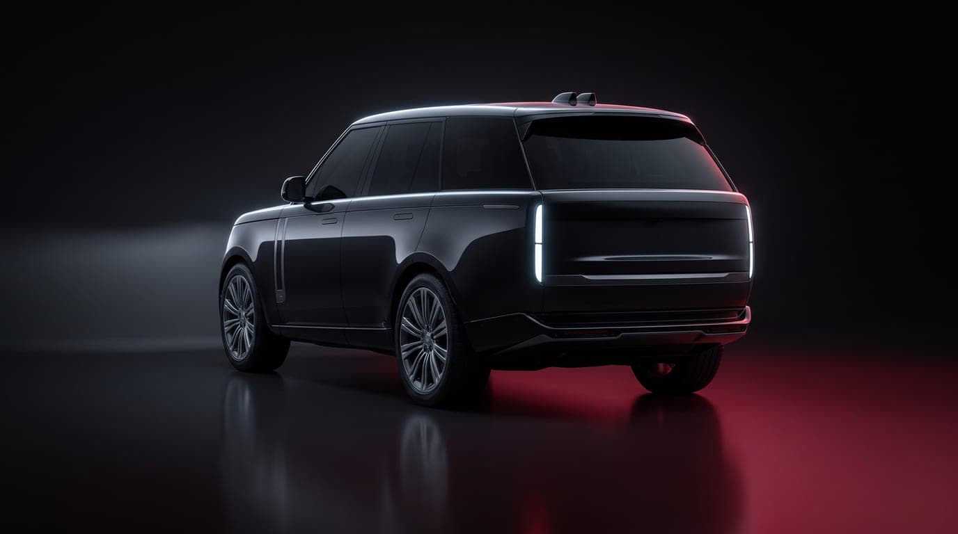 Range Rover Autobiography rear three-quarter view showing taillights